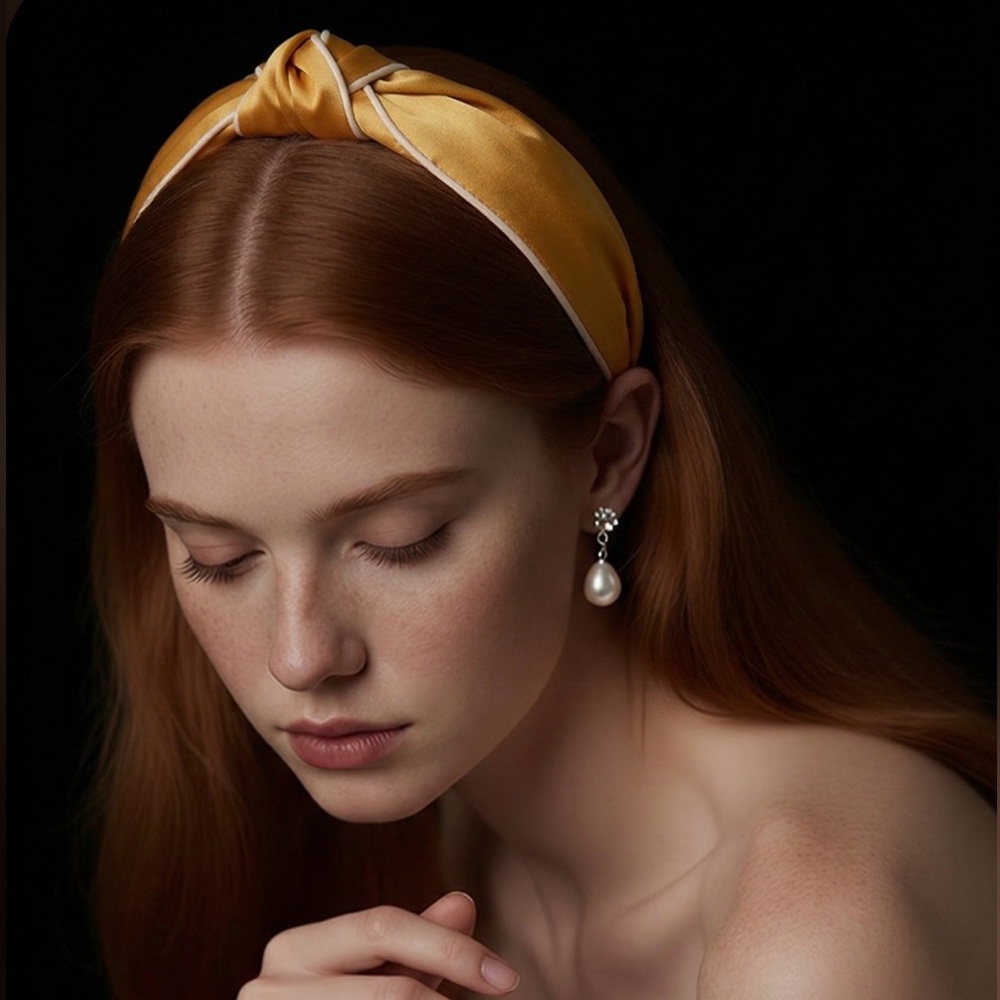 🆕J. Crew Orange Hair Accessory with Knotted Design